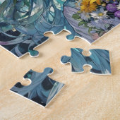 Anime Girl-Blume Puzzle (Seite)