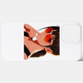Anime Girl Bold und Playable Design Case-Mate iPhone Hülle (Rückseite (Horizontal))