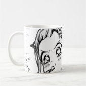 Anime Girl Cafe Mood Kaffeetasse (Links)