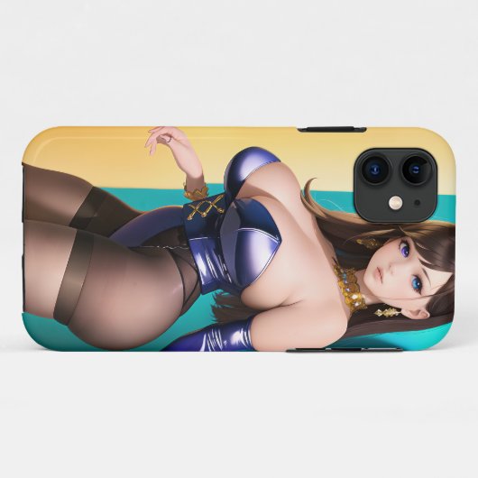 Anime Girl Case-Mate iPhone Hülle (Rückseite (Horizontal))