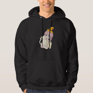 Anime Girl Cat Lover Lazy Halloween Anzug Kawaii Hoodie