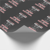 Anime Girl Cosplay Teen Manga Sketch Geschenkpapier (Ecke)