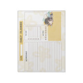 Anime Girl Daily Planer Notepad Notizblock (Rotiert)