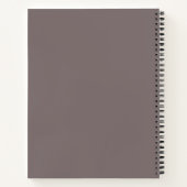 Anime Girl Design Notebook Notizblock (Rückseite)
