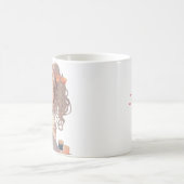 Anime Girl Eating Ramen Noodles Personalisiert Kaffeetasse (Mittel)