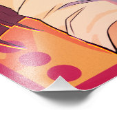 Anime, girl  fotodruck (Ecke)