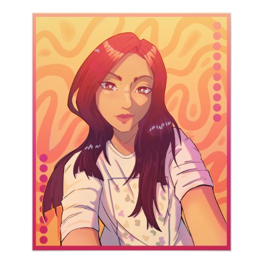 Anime, girl  fotodruck (Vorne)