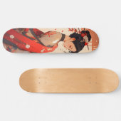 Anime Girl Geisha Skateboard (Horizontal)