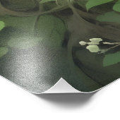 Anime Girl Green Sleep Fotodruck (Ecke)