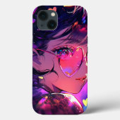 Anime Girl Hearts Case-Mate iPhone Hülle (Rückseite)