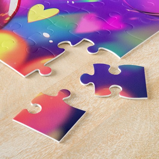 Anime Girl Hearts Puzzle (Seite)