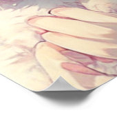 Anime Girl Holding an Adorable Kitten Poster (Ecke)