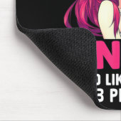 Anime Girl I Only Care About Anime and Like Maybe Mousepad (Ecke)