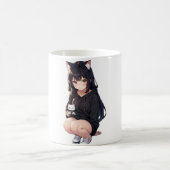 Anime-Girl in einer kleinen Kapelle Kaffeetasse (Mittel)