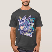 Anime Girl in EinhornKostüm T-Shirt (Vorderseite)