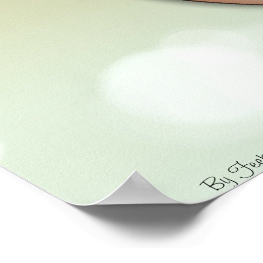 Anime Girl in Fox Cosplay Poster (Ecke)