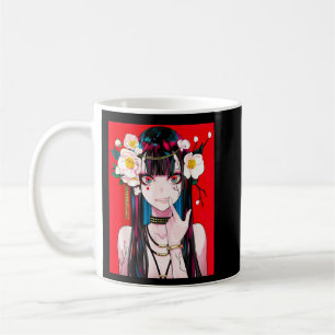 Anime Girl Japanese Aesthetic anime Otaku Geschenk Kaffeetasse