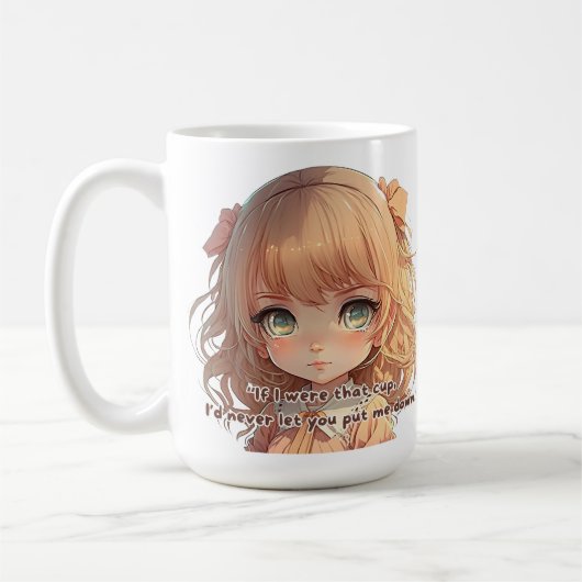 Anime Girl Kaffeetasse (Links)