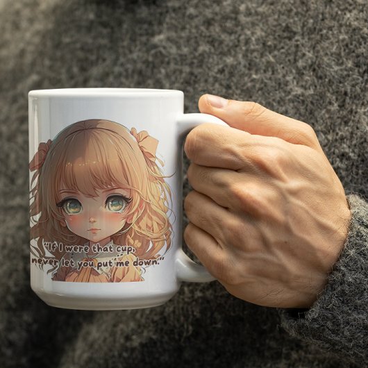 Anime Girl Kaffeetasse