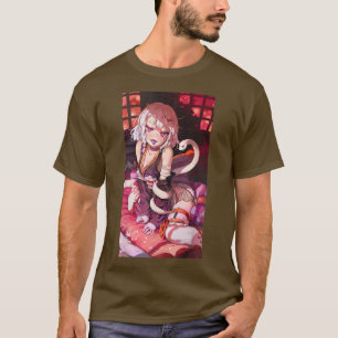 Anime Girl Kawaii Waifu Ästhetik Japanisch Manga O T-Shirt