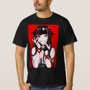 Anime Girl Kawaii Waifu Ästhetik Japanisch Manga O T-Shirt