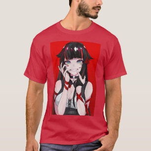 Anime Girl Kawaii Waifu Ästhetik Japanisch Manga O T-Shirt