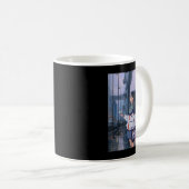 Anime Girl Kawaii Waifu Ästhetisch Japanisch Otaku Kaffeetasse (VorderseiteRechts)
