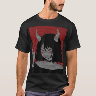 Anime Girl Kawaii Waifu Ästhetisch Japanisch Otaku T-Shirt