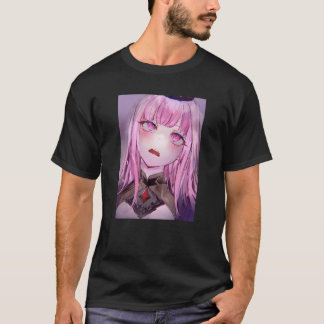 Anime Girl Kawaii Waifu Pink Ästhetik Japanischer  T-Shirt