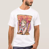 Anime Girl Kissing Booth T-Shirt (Vorderseite)