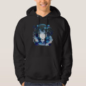 Anime Girl Koi Fish  Hoodie (Vorderseite)