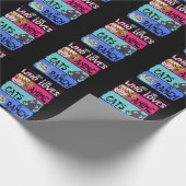 Anime Girl Lieben Cats Ramen Lover Otaku Japan Fan Geschenkpapier (Ecke)