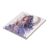 Anime Girl Lila Moon Princess Fantasy Art Fliese (Seite)