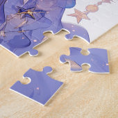 Anime Girl Lila Moon Princess Fantasy Art Puzzle (Seite)