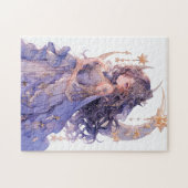 Anime Girl Lila Moon Princess Fantasy Art Puzzle (Horizontal)