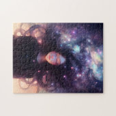 Anime Girl Made of Stars Puzzle (Horizontal)