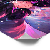 Anime Girl Magical Princess Poster (Ecke)