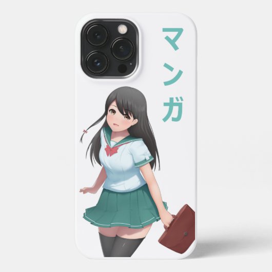 Anime Girl Manga ガ iPhone Case Hülle (Rückseite)