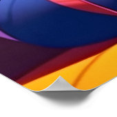 Anime Girl mit Kopfhörern Poster (Ecke)