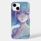 Anime Girl Mit Monogramm Case- Mate iPhone Case (Rückseite)