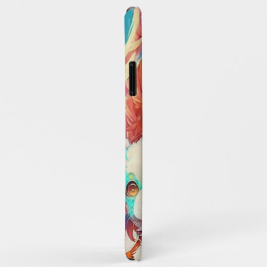 Anime Girl mit Welpe Case-Mate iPhone Hülle (Hinten/Rechts)