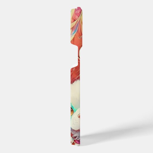 Anime Girl mit Welpe iPhone Hülle (Rechte Seite)