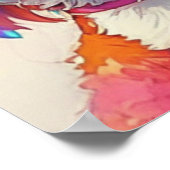 Anime Girl mit Welpe Poster (Ecke)