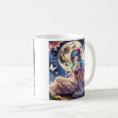 Anime Girl Moon Fairy Princess in Garden Kaffeetasse (VorderseiteRechts)