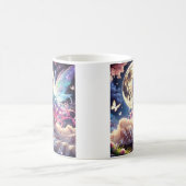Anime Girl Moon Fairy Princess in Garden Kaffeetasse (Mittel)