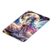 Anime Girl Moon Fairy Princess in Garden Magnet (Linke Seite)