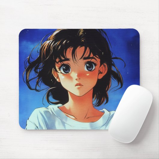 Anime Girl Mouse Pad Mousepad (Mit Mouse)