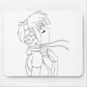 Anime Girl Mousepad (Vorne)