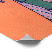 Anime Girl - Musik hören Poster (Ecke)