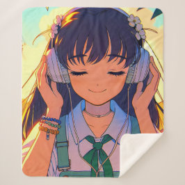 Anime Girl - Musik hören Sherpadecke